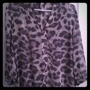 BANANA REPUBLIC long sleeve blouse